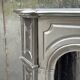 Louis XV style fireplace in black Belgian marble, circa 1880
