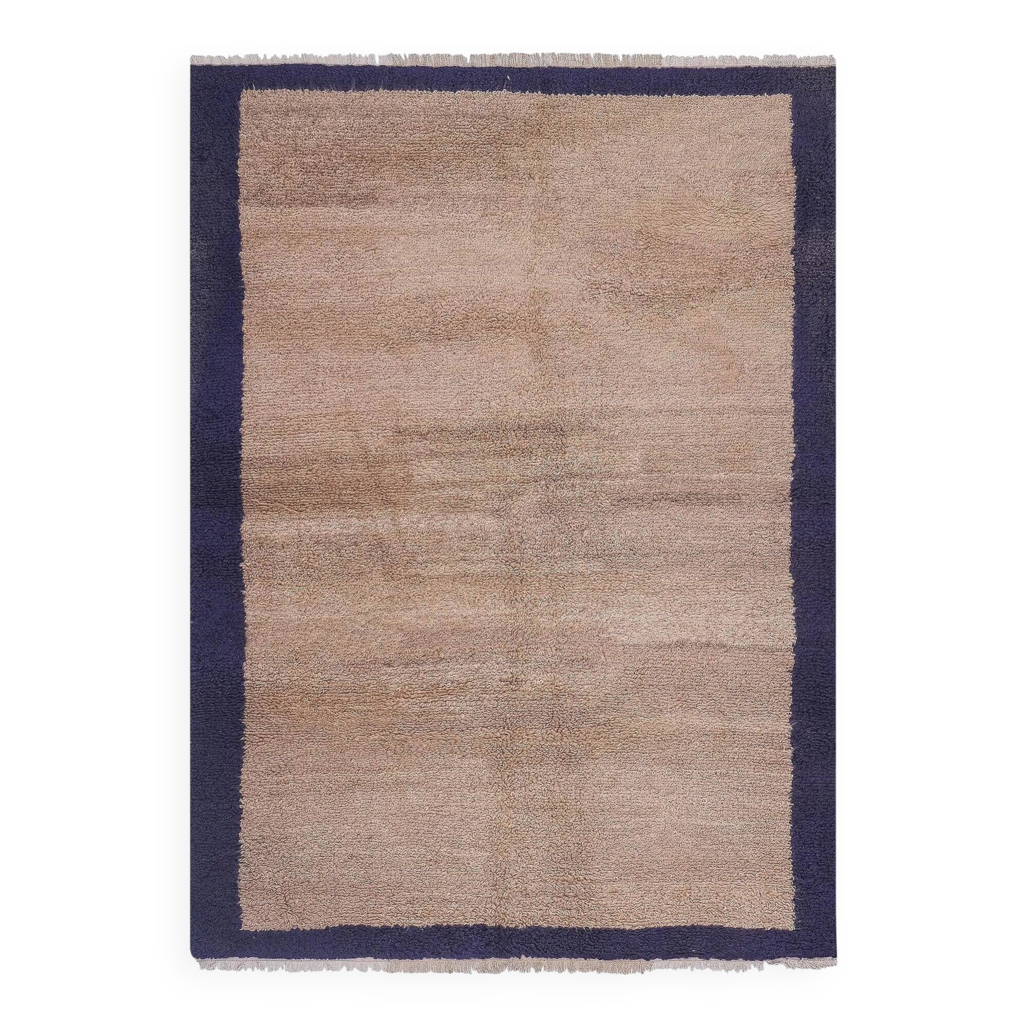 Vintage Turkish handmade rug 131x182 cm