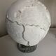 Space Age plaster globe in relief 1960 XXL