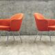 Pair of armchairs "conference" Eero Saarinen for Knoll years 60