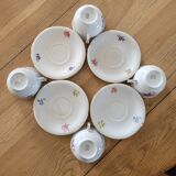 4 Royal Epiag cups and saucers