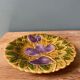 2 fruit plates, slurries, Sarreguemines France