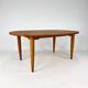 Large Danish Extandable Elm Dining Table, 1990s