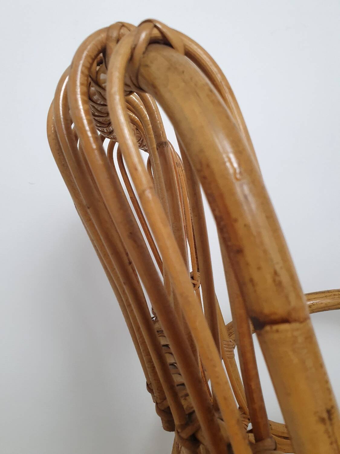 1960s rattan armchair