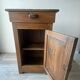 Rustic antique bedside table - country piece