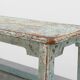 Industrial console with patina of old layers of paint, France ca. 1900