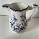 Trio of jugs and cup Sarreguemines Lancaster decoration