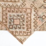 3x9 Brown Cream Classic Persian Runner Rug, 87x283Cm