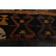 1970s Vintage Turkish Oushak Handmade Wool Cotton Orange Runner Rug 132X341