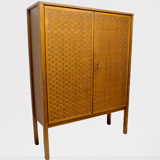 Silversmith in two-door teak 1960, léo bub