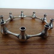 Silver-Plated Brass Candleholder by Jens Quistgaard, 1960s