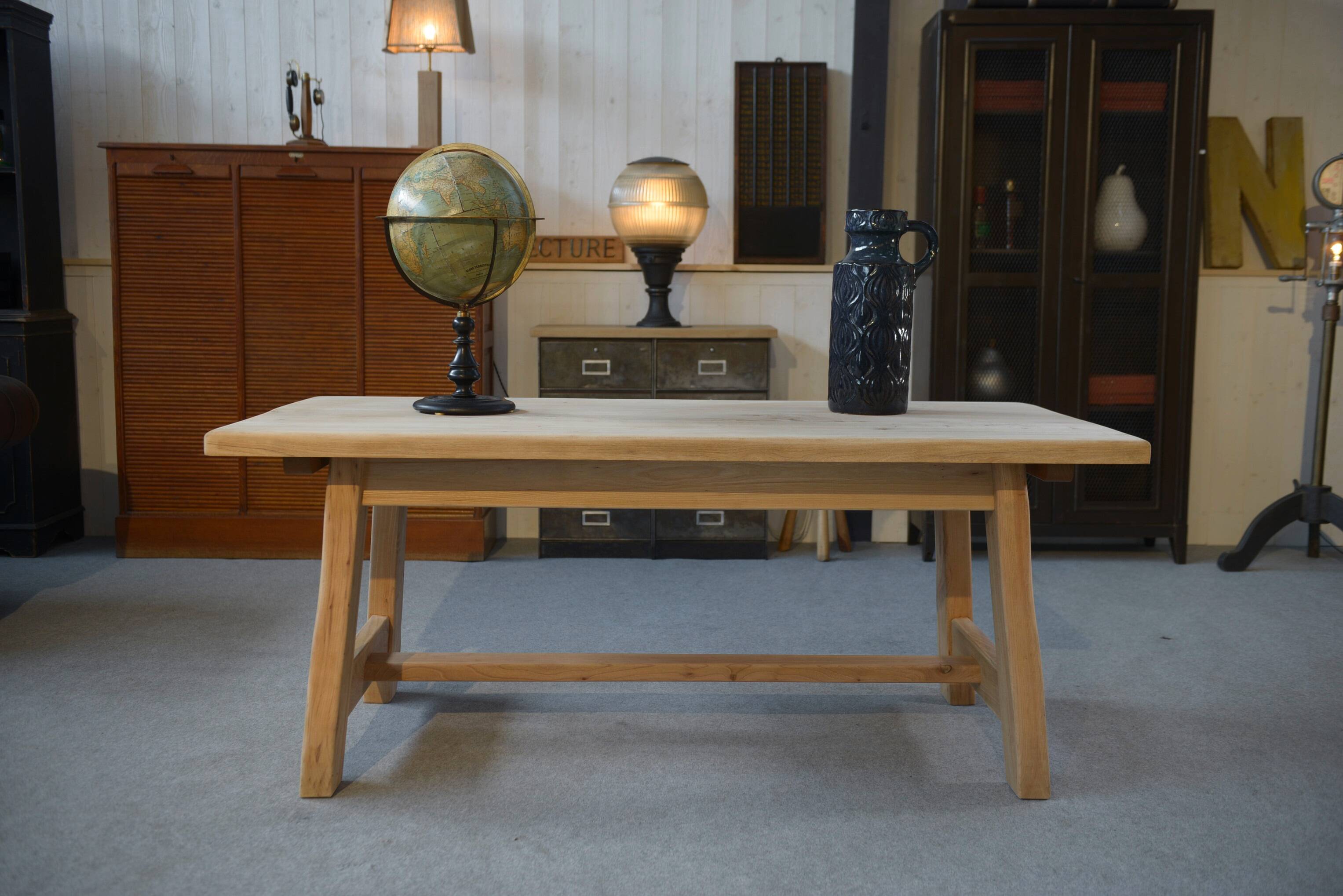 1960's elm dining room table