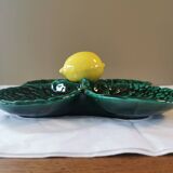 Vintage Vallauris “lemon” Barbotine dish