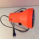 Orange infrared lamp by Condel / vintage 70s