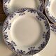 Service 6 plates vintage earthenware