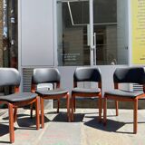 4 chaises de salle à manger années 60