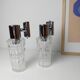 Pair of chrome wall lights
