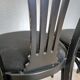 Set of 4 Vintage Black Wooden Dining Chairs: STOL Kamnik, 70s, Yugoslavia