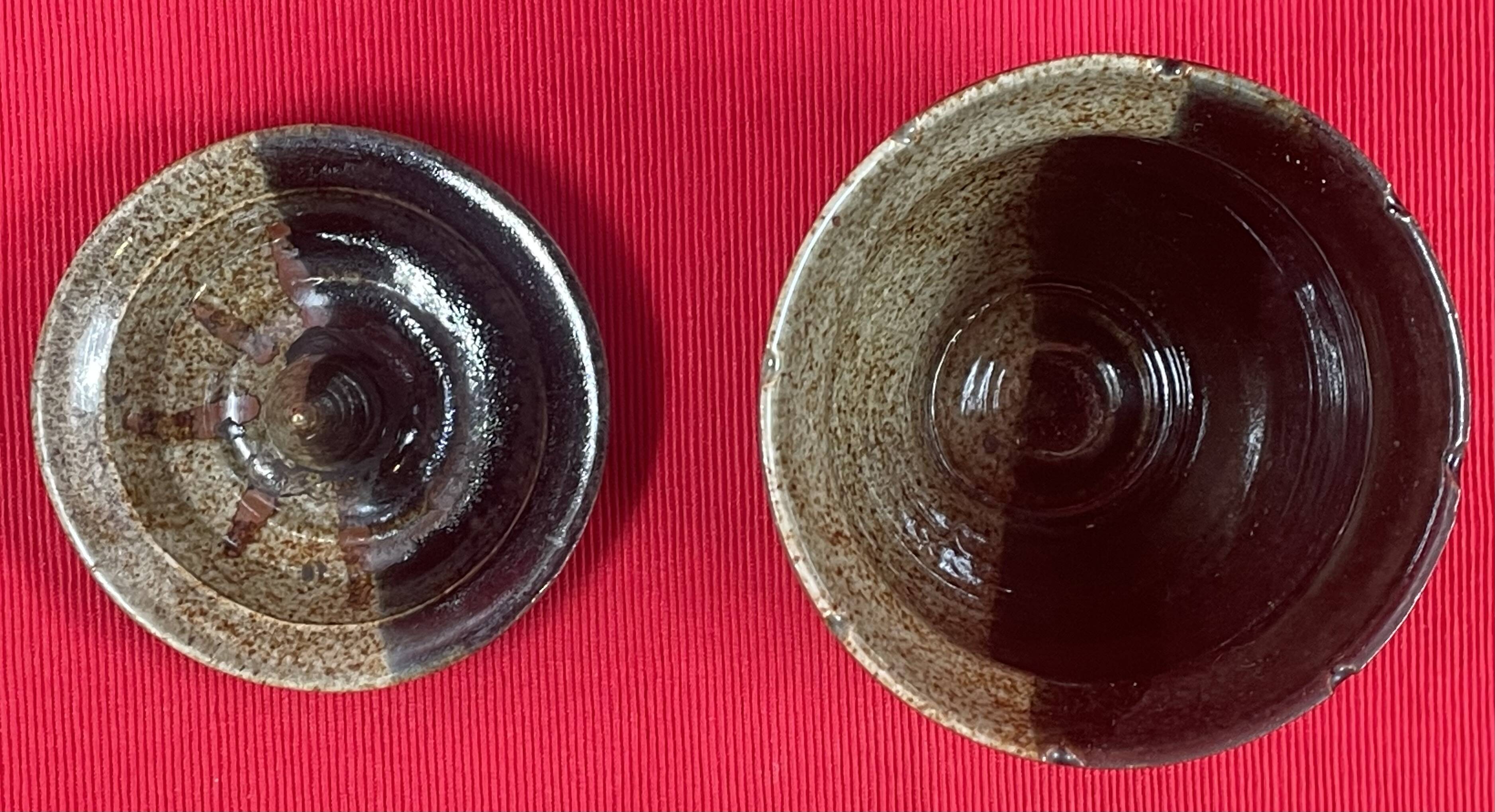 contemporary ceramic, 20th century, tobacco pot, signature to be identified