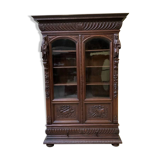Imposing antique Neo-Renaissance bookcase