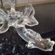 Pair of Murano blown glass chandeliers