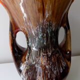 Vallauris vase with double handles