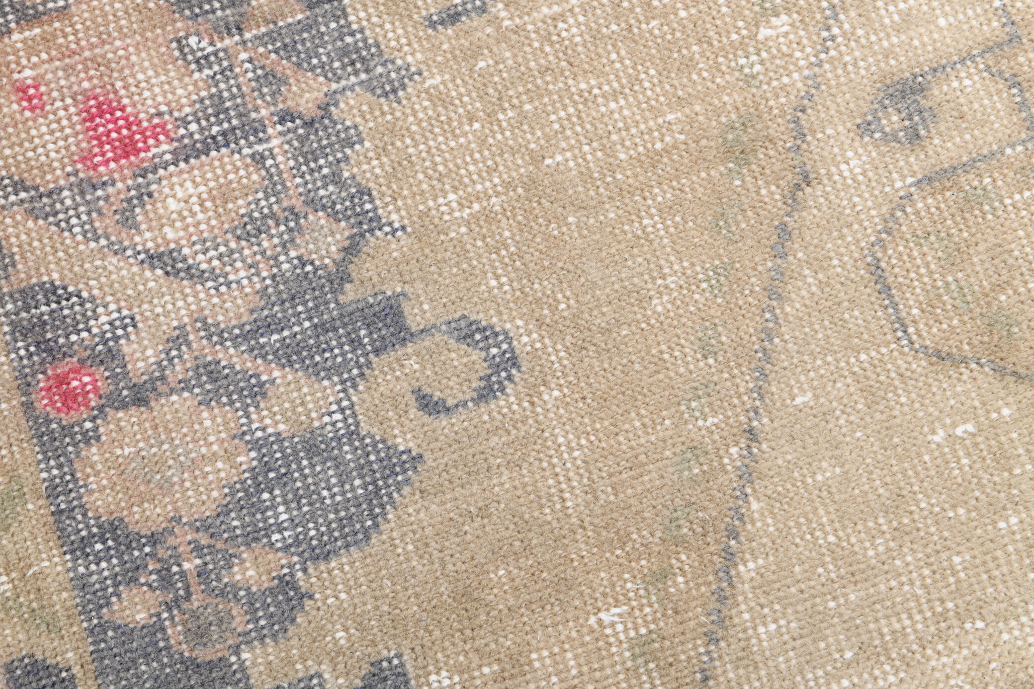 4x7 faded brown turkish rug