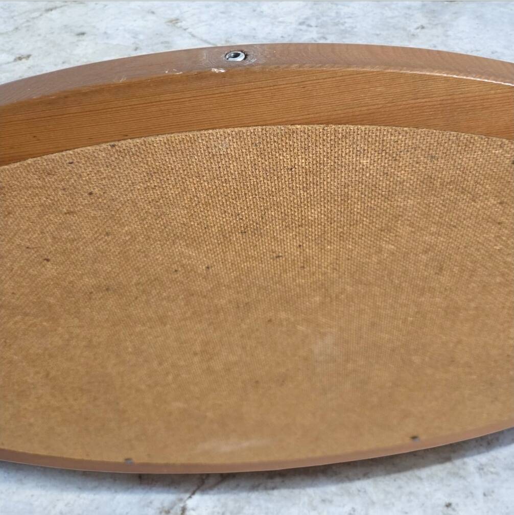 Vintage wooden wall mirror