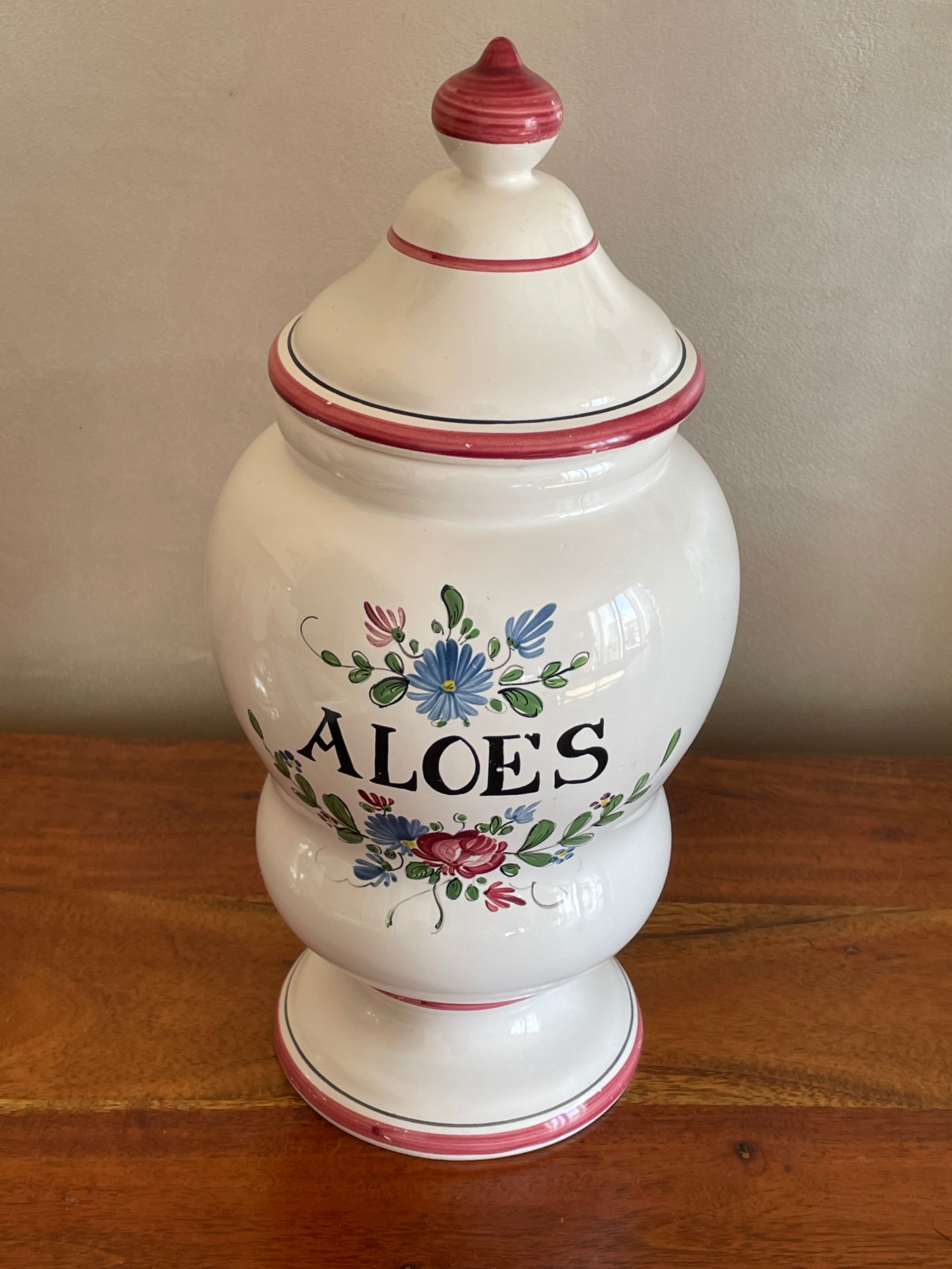 Apothecary pot Aloes