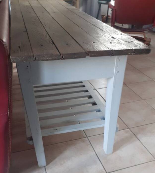 Old entrance bench console bed foot