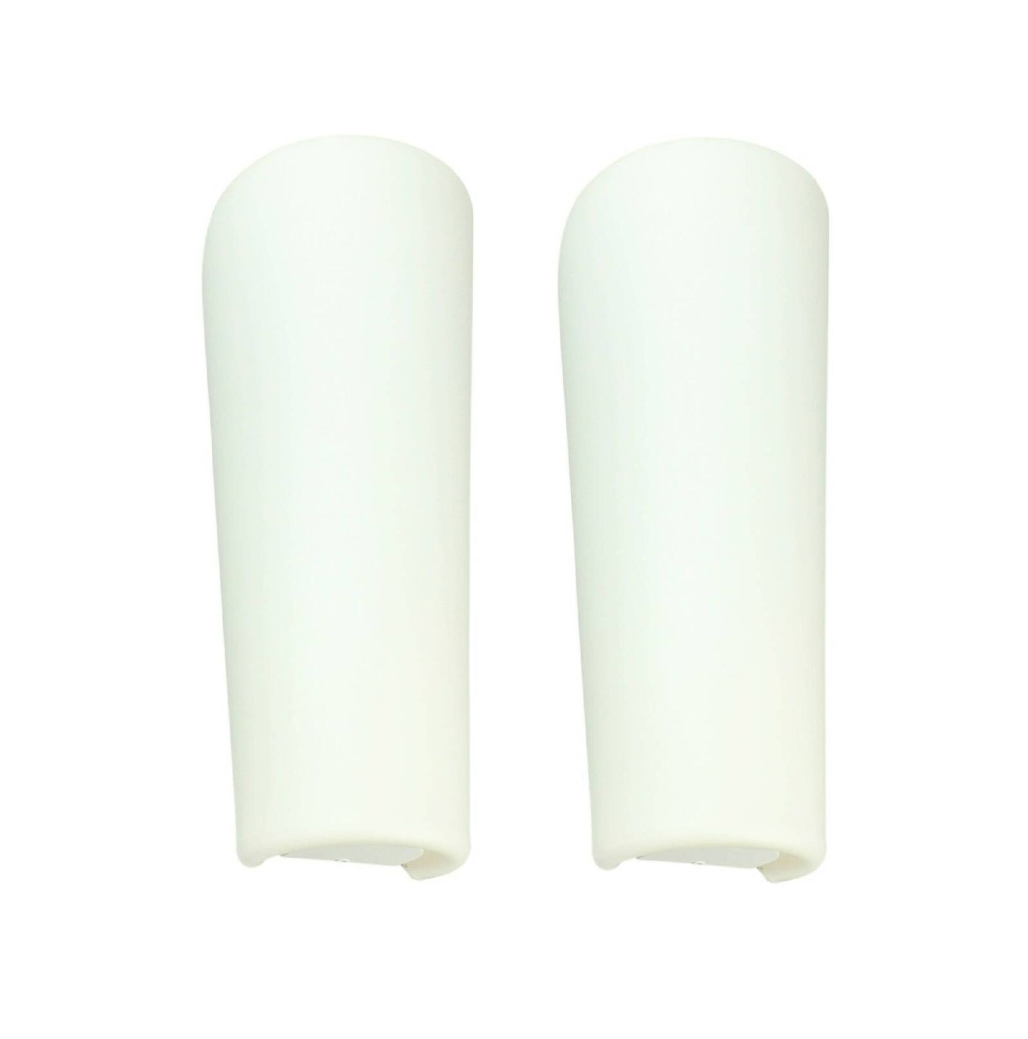 XL Pair of Mid Century Modern Opaline Glass Wall Lamps by Wagenfeld, 1950s