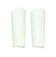 XL Pair of Mid Century Modern Opaline Glass Wall Lamps by Wagenfeld, 1950s