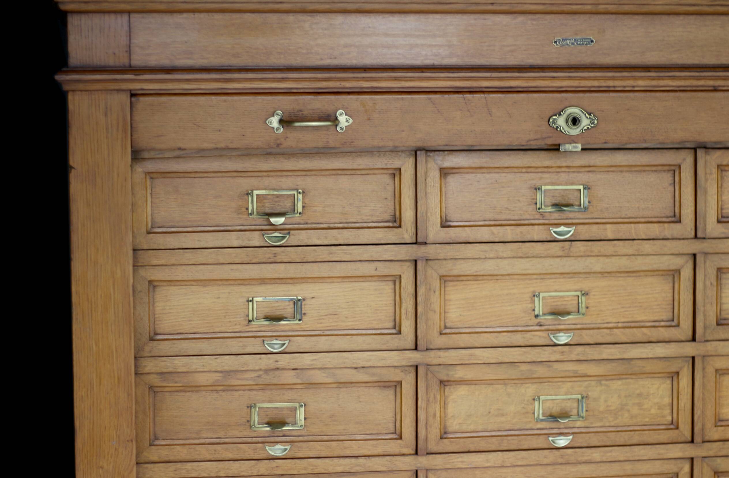 Rare : superbe cartonnier cosmos (vers 1900). marque légendaire !