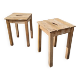 Lot de 2 Tabourets d'ateliers