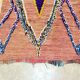 Moroccan Berber carpet hallway Boujaad vintage 320 x 78 cm