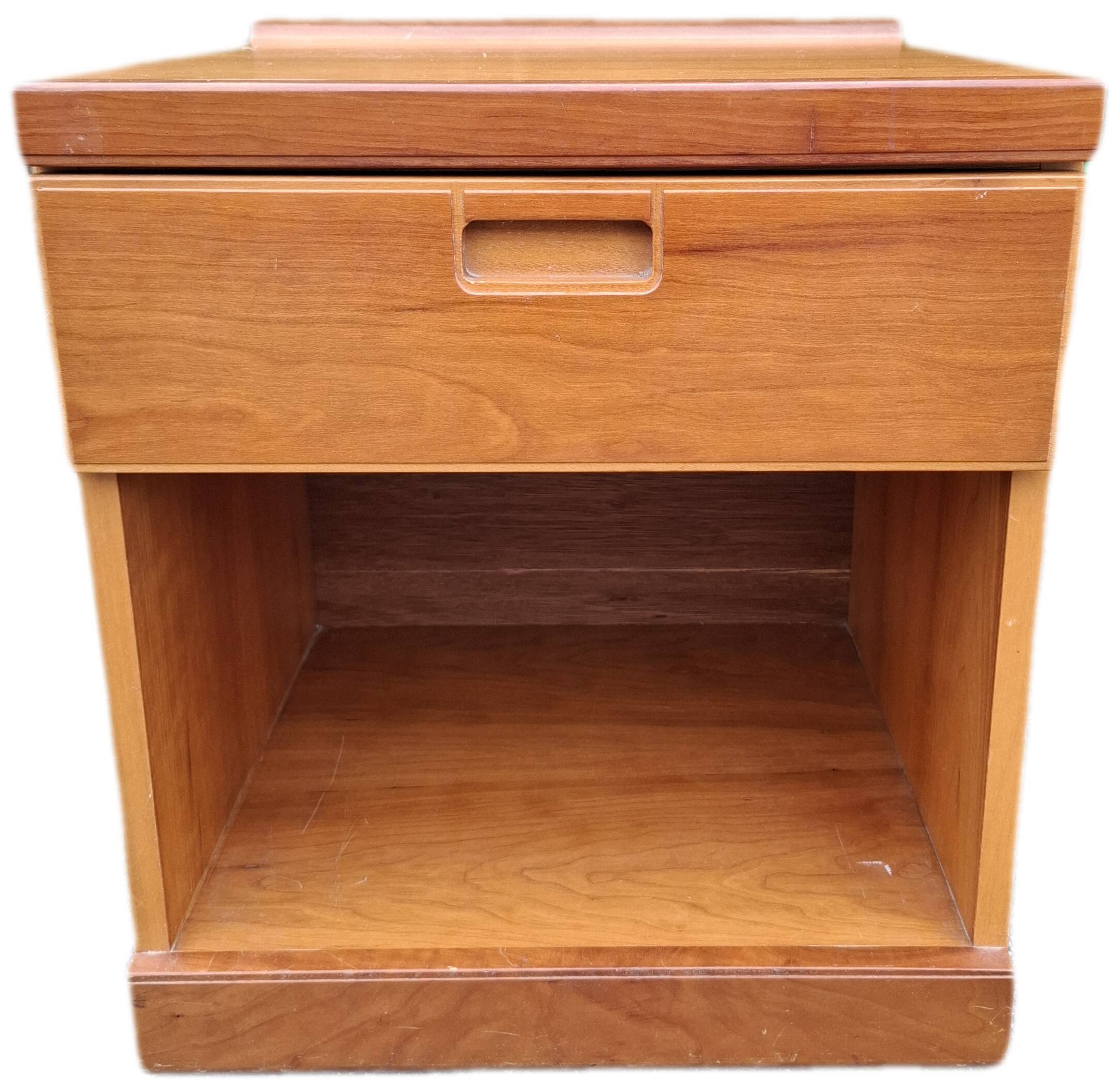 Vintage English bedside table