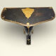 Elephant Head Shelf Hand-Carved & Brass – Indian Folk Art