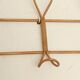 Wall-mounted coat rack imitation wicker