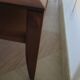 Large coffee table - cherry finish - solid wood - butterfly motifs