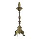 Gold metal tripod lamp