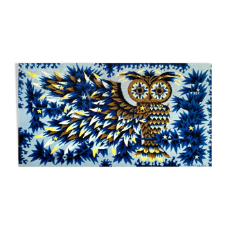 "The Night" tapestry by Alain Cornic