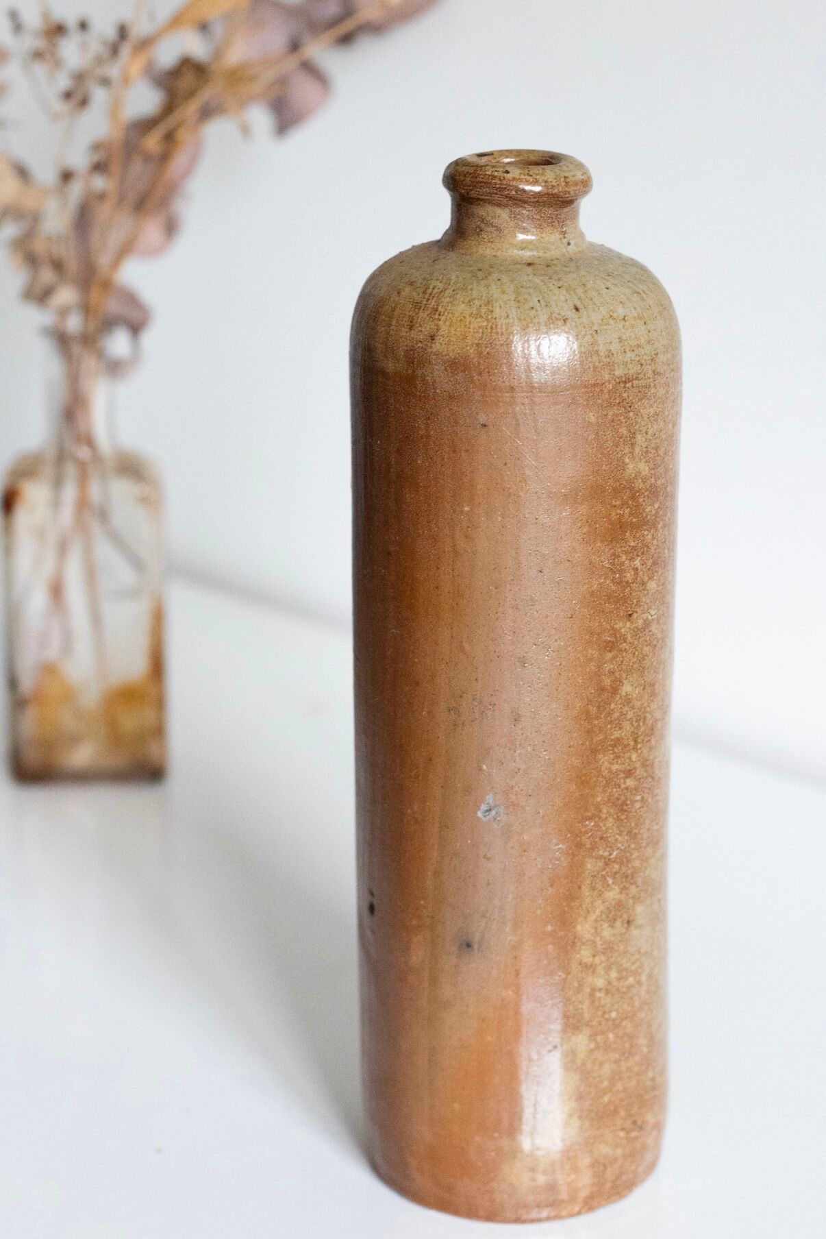 Old stoneware bottle