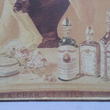 Plate Tin advertising old perfumery Charlet - Paris