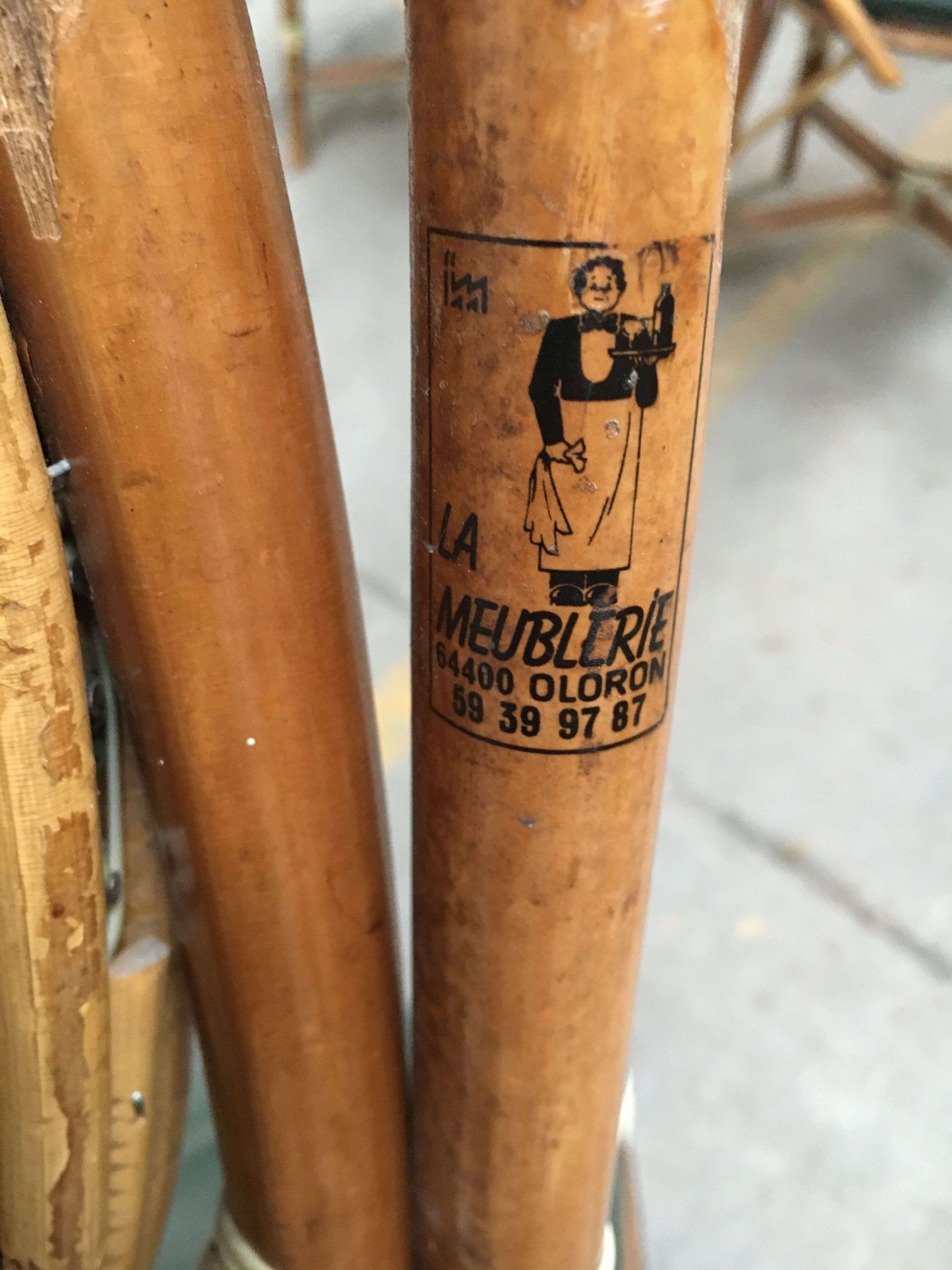 Lot of 13 parisian bistro chairs