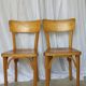 Pair of Baumann bistro chairs