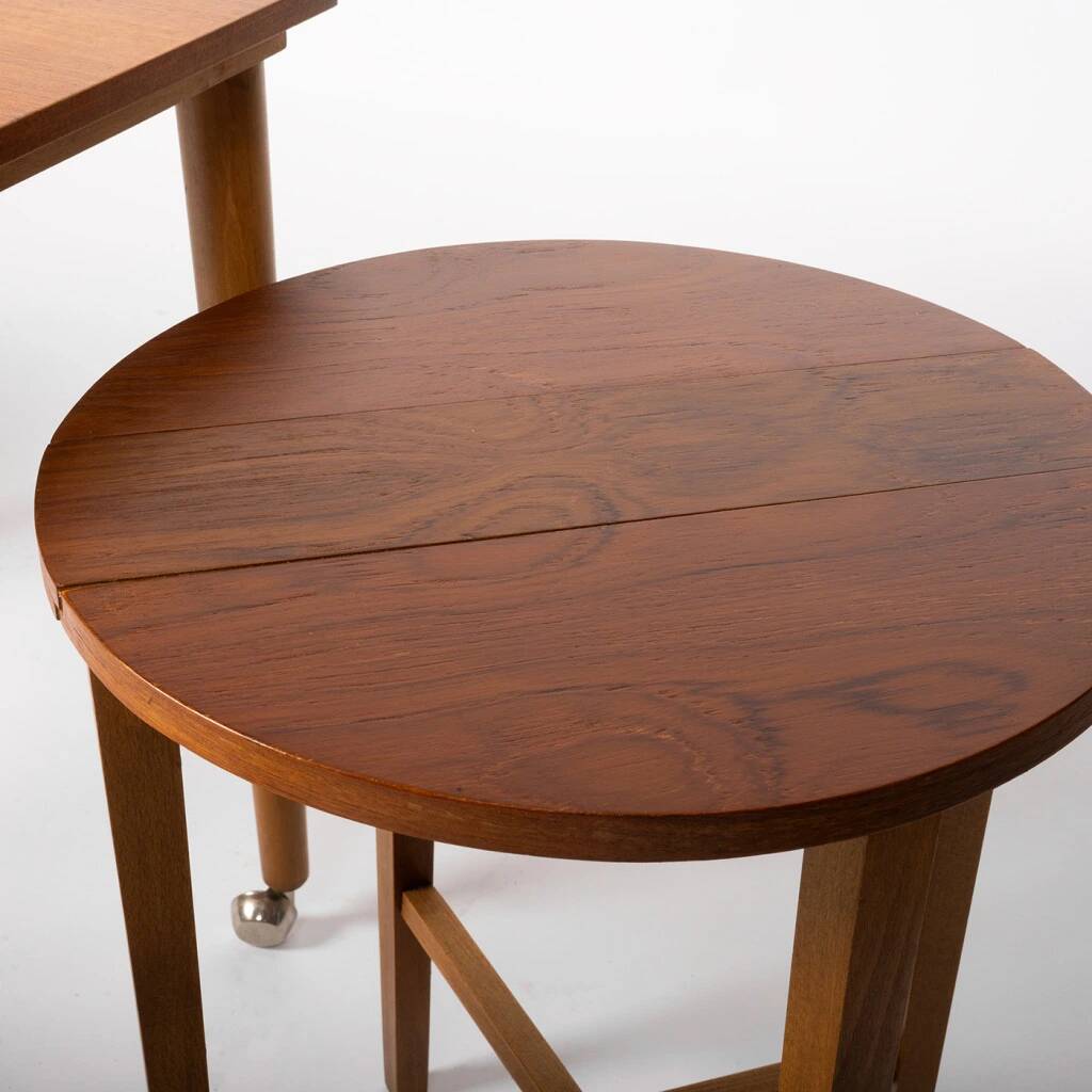 Table and four chairs set by Paul Hundevad