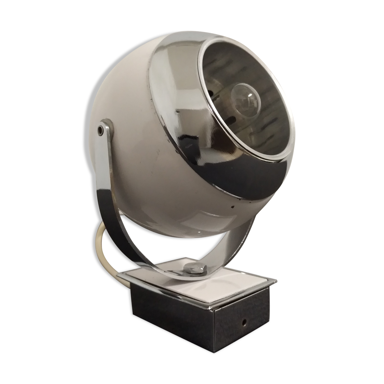 Spot eye ball sconce, 60/70s