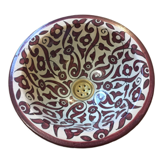 Handmade ceramic basin