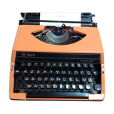 Welco 200 de luxe orange typewriter