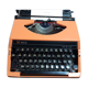Welco 200 de luxe orange typewriter